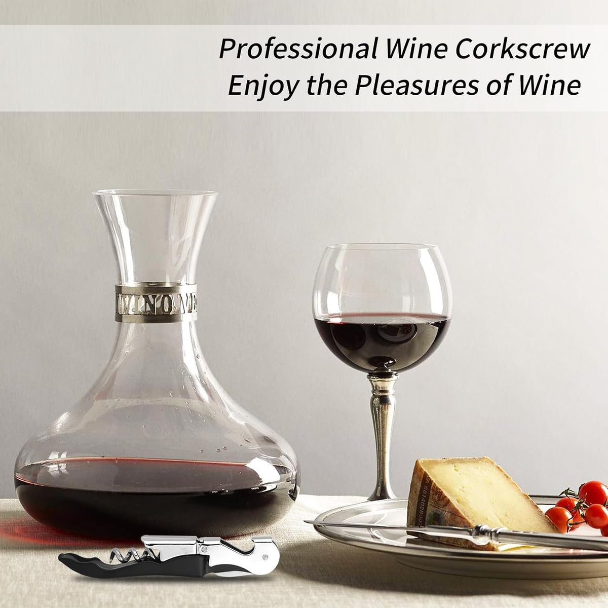 Double-Hinged Waiter Corkscrew Pair additional product photo