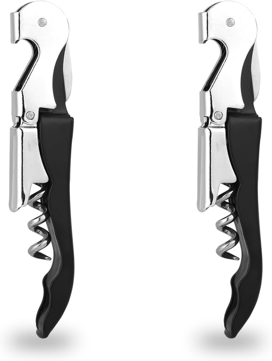 Double-Hinged Waiter Corkscrew Pair studio product photo