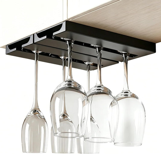 Adhesive Under-Cabinet Stemware Holder Pair studio product photo