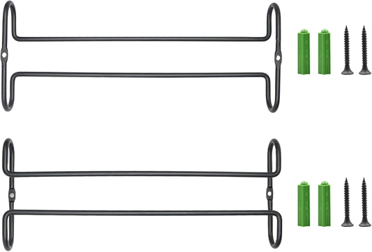 Cast Iron Under-Cabinet Stemware Rack Pair studio product photo