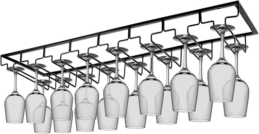 Multi-Row Under-Cabinet Stemware Rack studio product photo