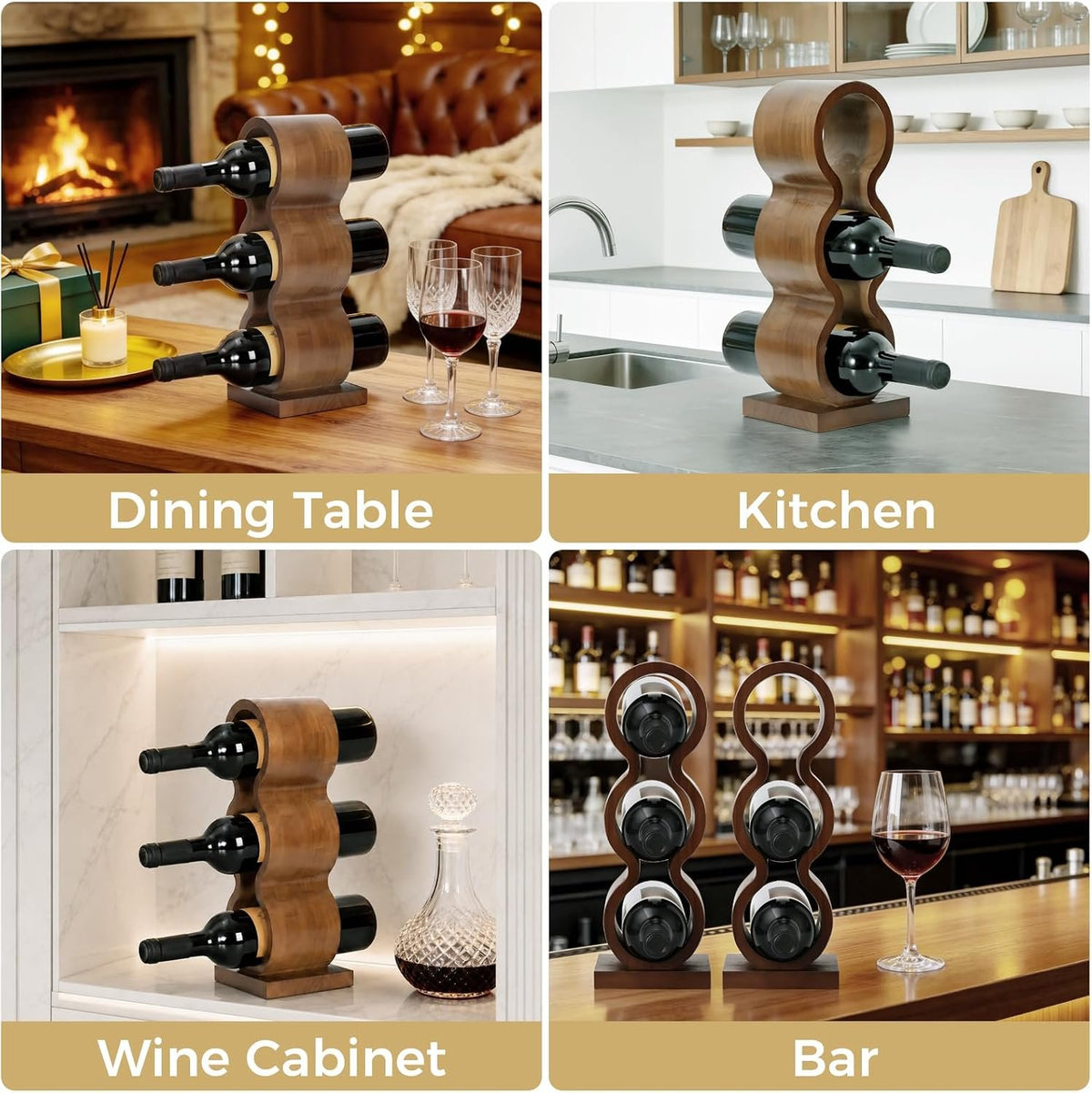 Countertop Wine Bottle Holder additional product photo