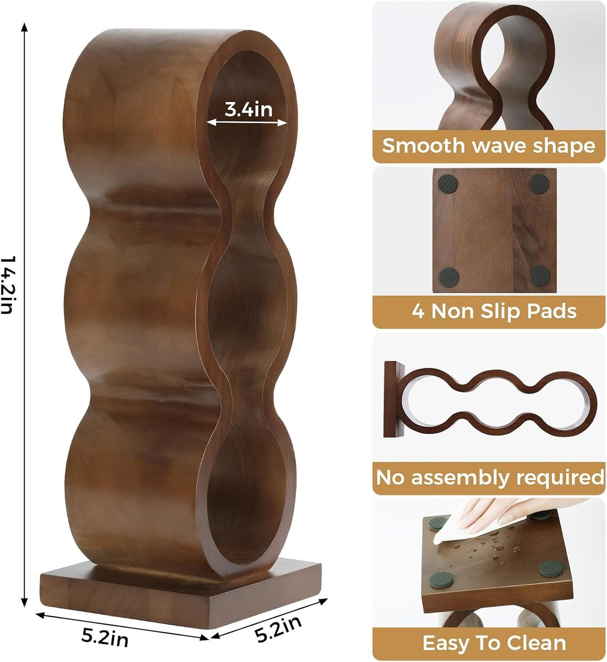Countertop Wine Bottle Holder additional product photo