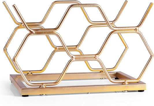 Countertop Metal Wine Bottle Rack studio product photo