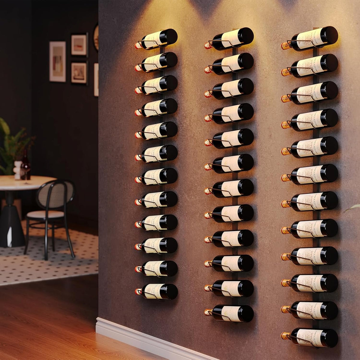 Detachable Wall-Mounted Wine Rack Set additional product photo