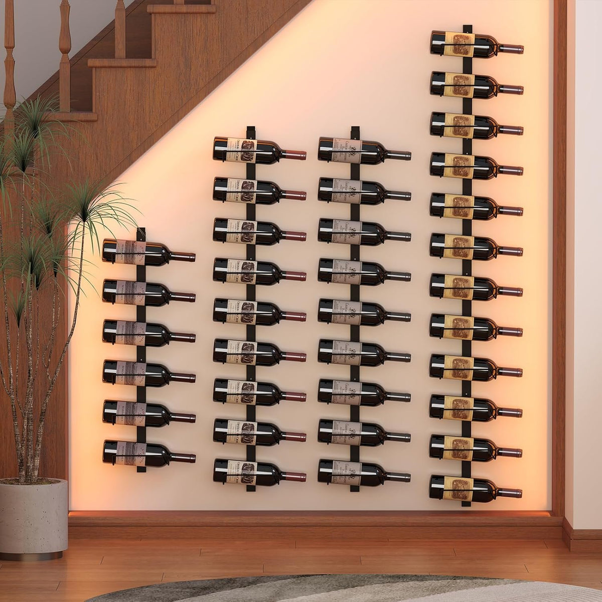 Detachable Wall-Mounted Wine Rack Set additional product photo