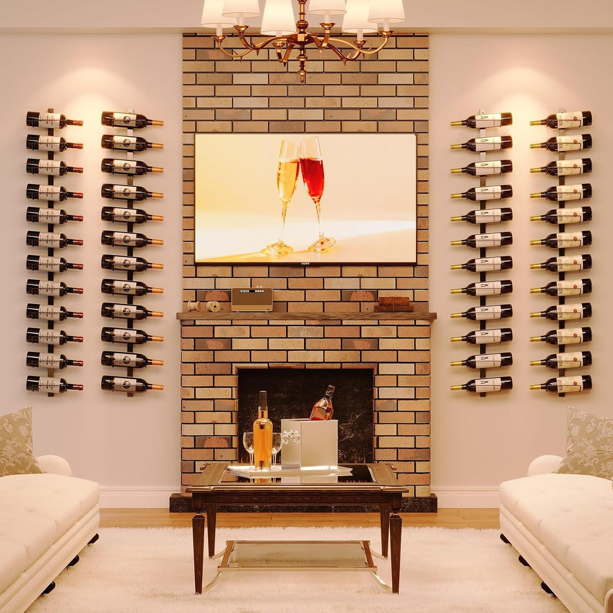 Detachable Wall-Mounted Wine Rack Set additional product photo