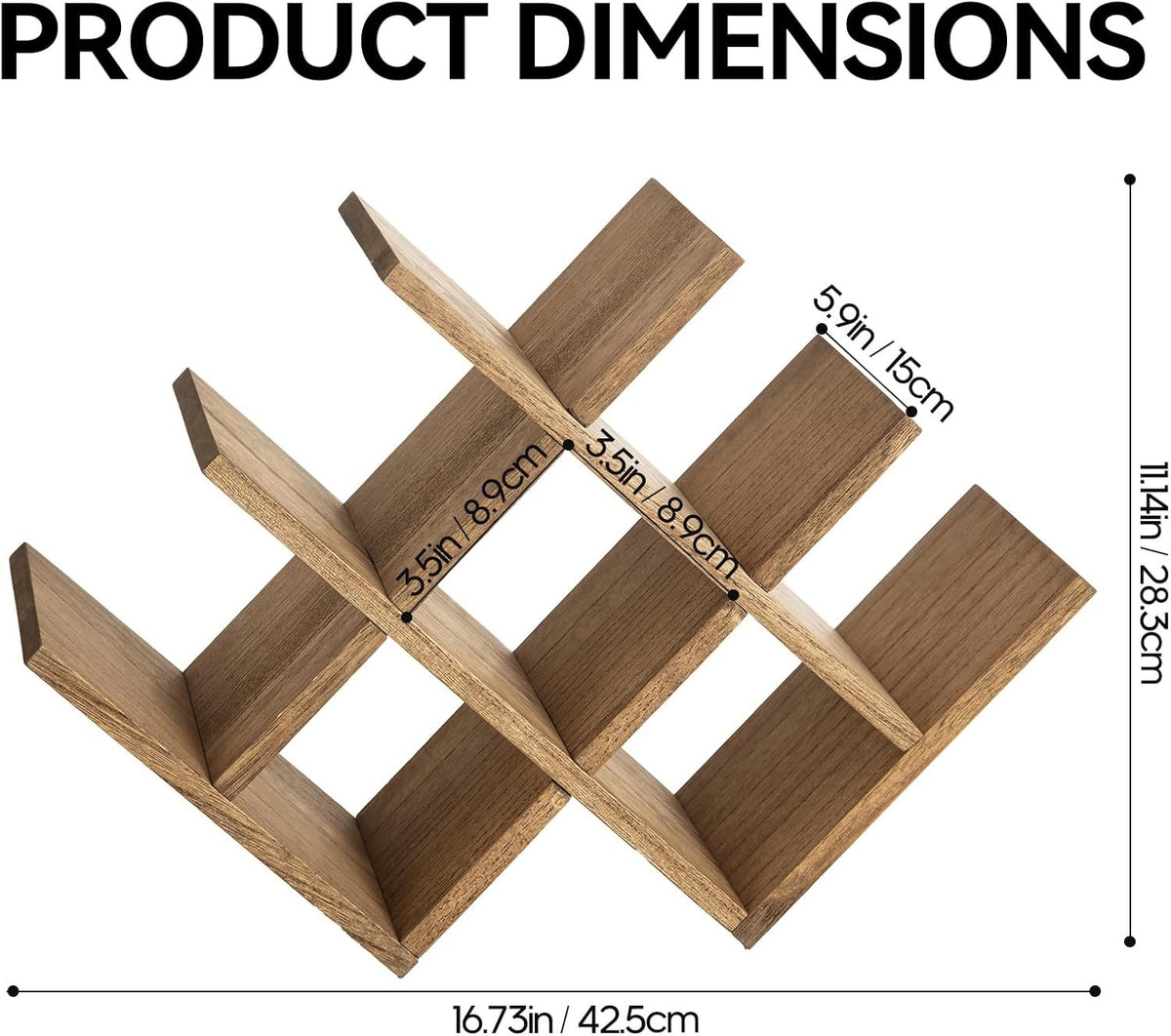 Tiered Countertop Wine Bottle Rack additional product photo