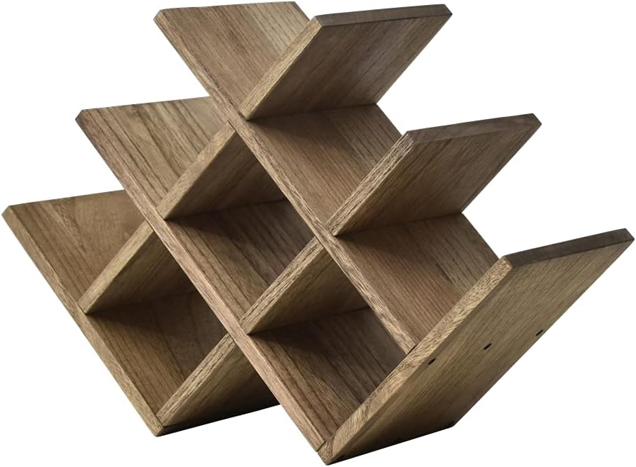 Tiered Countertop Wine Bottle Rack studio product photo